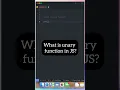 What is unary function in Javascript