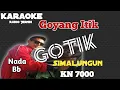Lagu Goyang Itik (GOTIK) Karaoke Simalungun ||Nada Bb #gotik #goyangitik