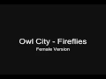 Download Lagu Owl City - Fireflies (Female Version)