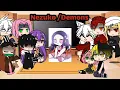 Anime characters reactions to Demon Slayer Nezuko Gacha Life Use a speed of 0 30