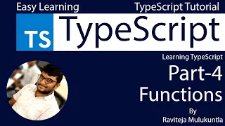 TypeScript Tutorial Day 4 Part 4 Funtions In TypeScript