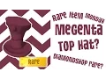 Animal Jam MEGENTA TOP HAT RARE DIAMOND SHOP ITEM