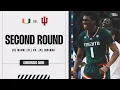Miami FL vs Indiana - Second Round NCAA tournament extended highlights