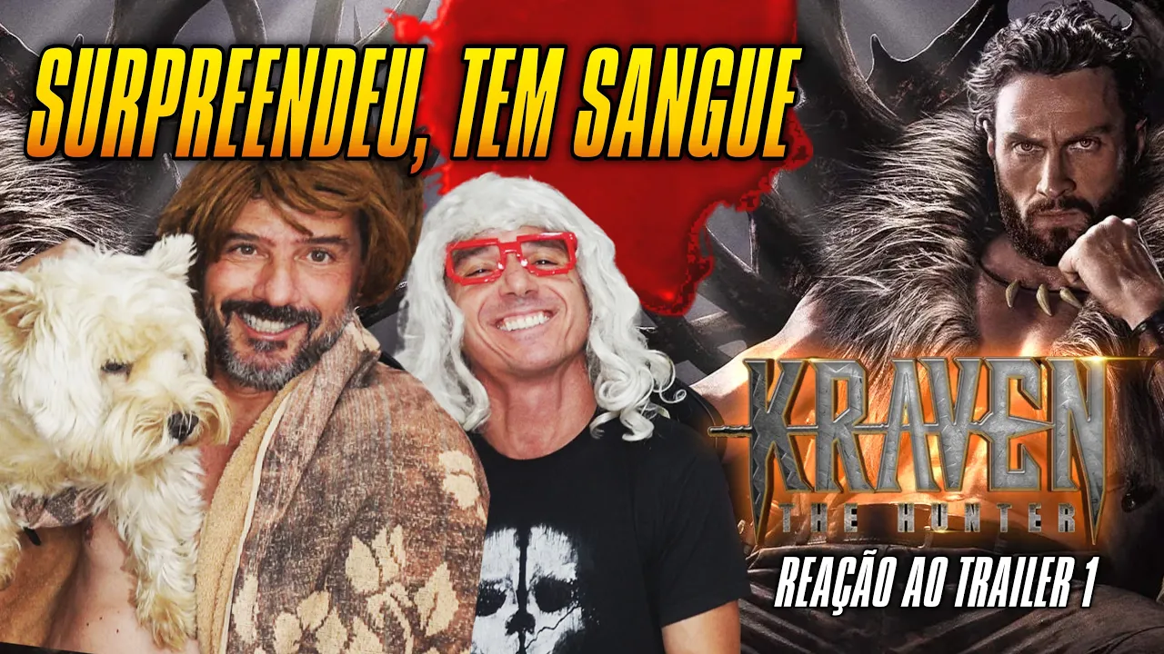 Reação Kraven TRAILER 1 que SURPREENDEU! #kraventhehunter