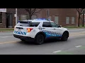CPD Code 3 - Chicago Police Ford Explorer Interceptors Responding