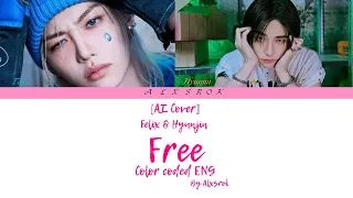 Ai Cover Stray Kids Hyunlix Free Color Coded Lyrics ENG 