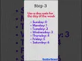 How To Find The Day Of The Week For Any Date