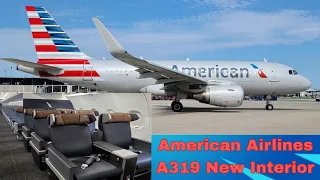 American Airlines New Interior Airbus A319 Cabin Tour