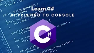 C tutorials Printing text to console