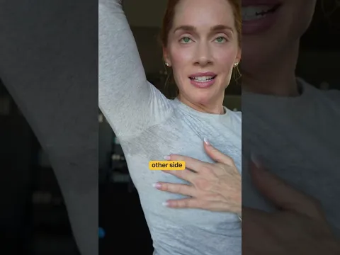 Deodorant Gray T-Shirt Sweat Test