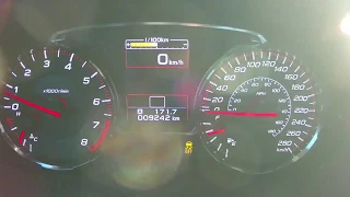 Subaru WRX 2018 0-100 0-60 mph