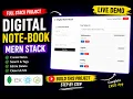 Build a Digital NoteBook App using MERN Stack Full Stack CRUD Project