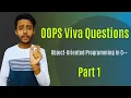 OOPS Viva Questions - Part 1