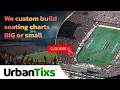Urban Tixs Custom Build Seating Charts