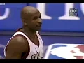 Clyde Drexler Battles Grant Hill Final Meeting - Pistons Rockets Feb 1998