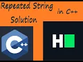 Repeated String hackerRank solution in C