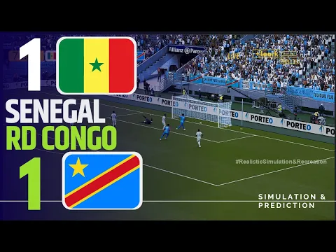 Video Thumbnail: SENEGAL 1-1 RD CONGO RÉSUMÉ 🇸🇳🇨🇩 | Coupe d'Afrique des Nations  Maroc 2025 | Simulation de jeu vidéo