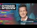 How Edward Norton Relied on Alec Baldwin Willem Dafoe Cherry Jones EXTENDED INTERVIEW
