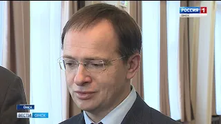 Омскую область с рабочим визитом посетил министр культуры России