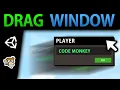How to Drag UI Windows and Send to Top in Unity