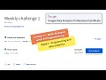Data analysis with r programming weekly challenge 1 Google Data Analytics theanswershome