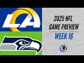 Lagu Los Angeles Rams vs Seattle Seahawks | Week 16 Game Preview 2025 Season