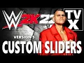 My Personal Custom Gameplay Sliders WWE 2K22 Custom Difficulty Settings Ver 5