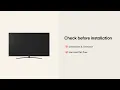 Lagu LG 4K UHD TV : Installation Guide – UHD 75 86 – Round Type