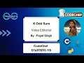 K Odd Sum Codechef Starters 119 Codechef DCC NIT-A