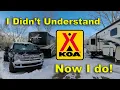Now I understand KOA campgrounds