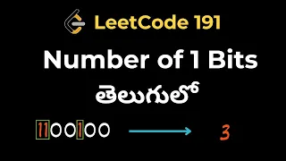 Leetcode 191 Number of 1 Bits Bit Manipulation Basics Python