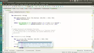 Android Kotlin Tutorial - Lambdas