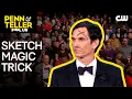 Magician Performs Doodle Drawing Magic Trick Penn Teller Fool Us The CW