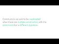 APCSA U2L2 Notes Creating and Initializing Objects Constructors
