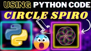 Create Circle Spiro Graph Using Python Module Turtle Part-2 in Hindi
