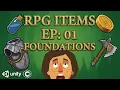 RPG Items Coding the Core Data Structures Unity Tutorial