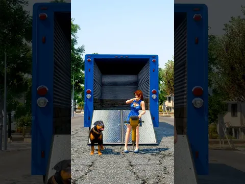 GTA 5: Chop Got Trapped by the Monkey Boss! 😱 #shorts