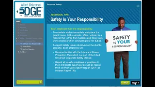 Allied Universal Core Training Personal Safety