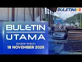 Lagu Runtuhan Binaan ECRL Hempap Kereta, Wanita Nyaris Maut | Buletin Utama, 18 November 2025