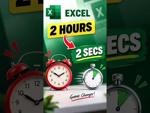 This Excel Trick Saves Me 2 Hours Every Day 🤯