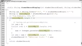 Java GradeBook App 05