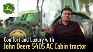 Desh Ke Superhero| Mr.Kuldeep Kushwaha| Comfort, Luxury & Productivity with John Deere 5405 AC Cabin