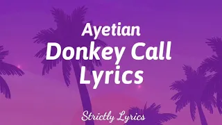 Ayetian - Donkey Call Lyrics (Hill & Gully Riddim) | Strictly Lyrics