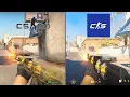CS GO VS CS SOURCE 2 - Physics And Details Game Comparison