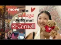 college move in vlog Cornell University dorm tour