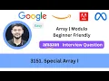 LeetCode 3151 Special Array I Modulo Easy Asked in Amazon
