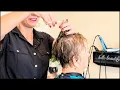 77-Year-Old Gets a STUNNING Pixie Cut Fine Hair Tutorial