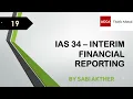 ACCA I Strategic Business Reporting SBR I IAS 34 - Interim Financial Reporting