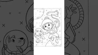 Outer Space Coloring Pages