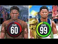 ANTHONY EDWARDS BUILD 60 OVR to 99 OVR in 1 No Money Spent No MyCareer